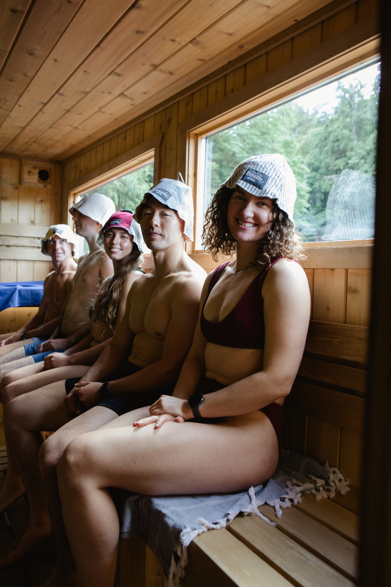 Inside the Svette sauna